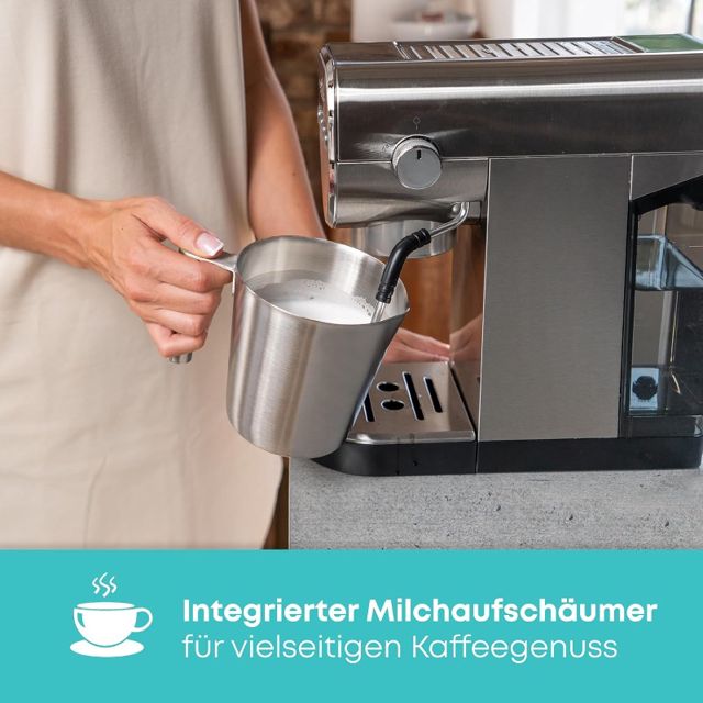 Cafetière ProfiCook 1265 Poudre et Capsules 19 Bars