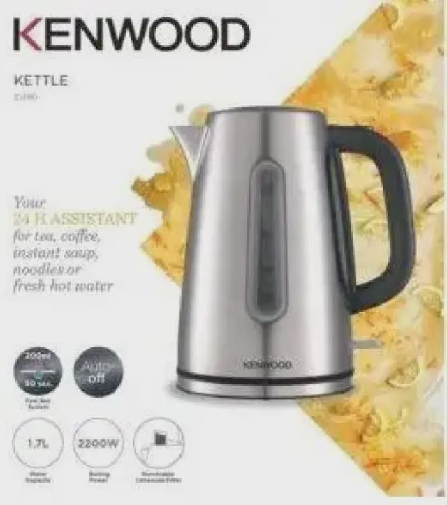 Kenwood Bouilloire Inox 1,7 L 3000 W ZJM11