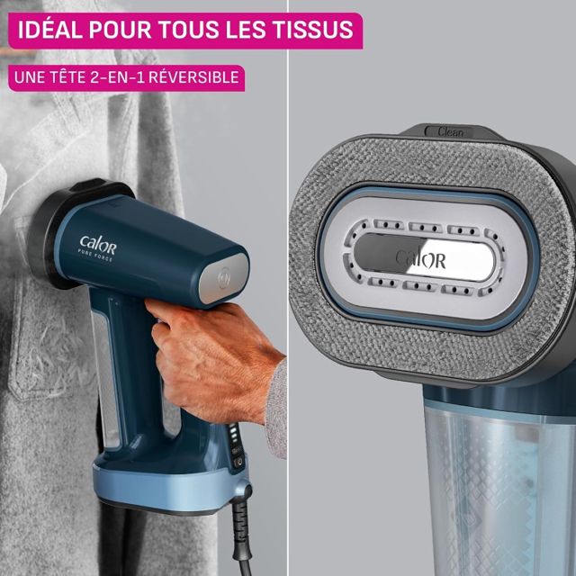 Calor defroisseur fer a repasser pur force 3en1 dt8755