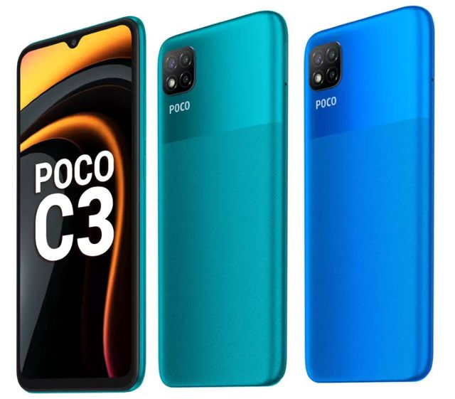 POCO C3 4GB RAM , 64GB storage