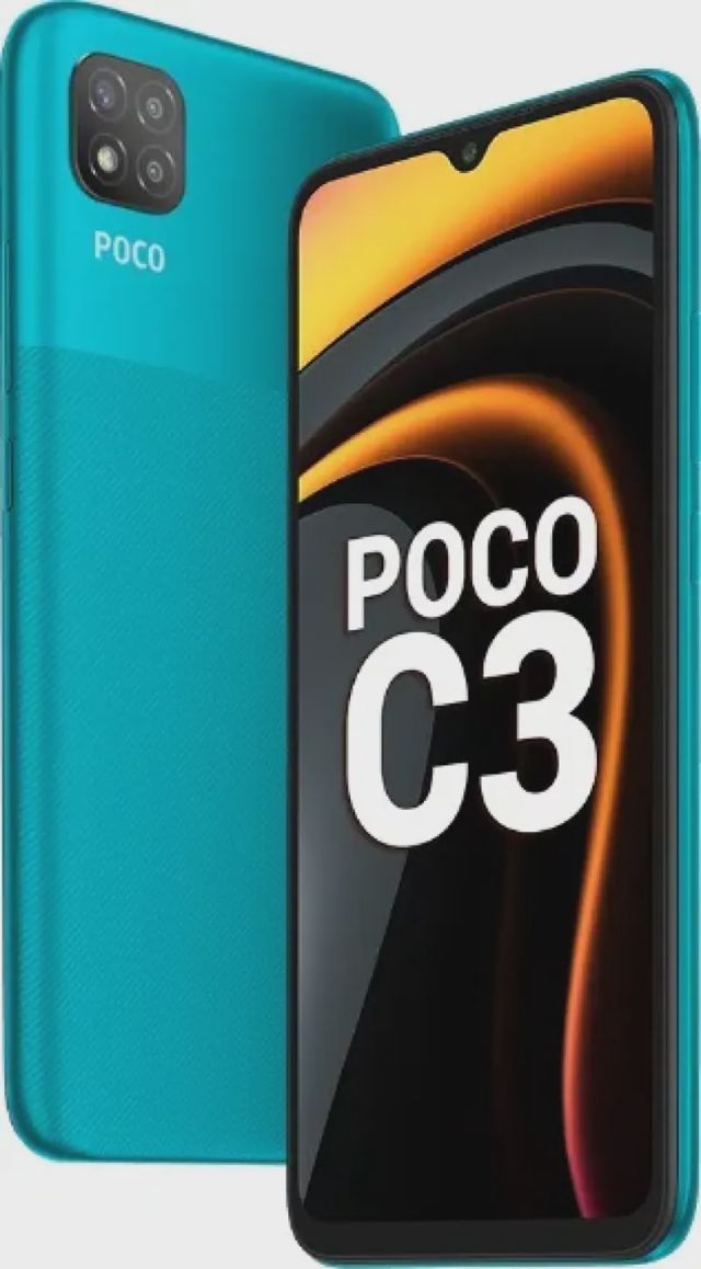 POCO C3 4GB RAM , 64GB storage