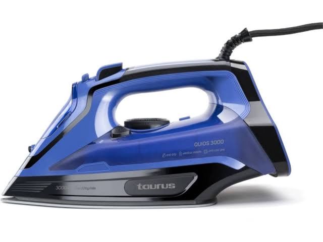 Taurus Quios 3000 Fer à Repasser à Sec ou à Vapeur 3000 W