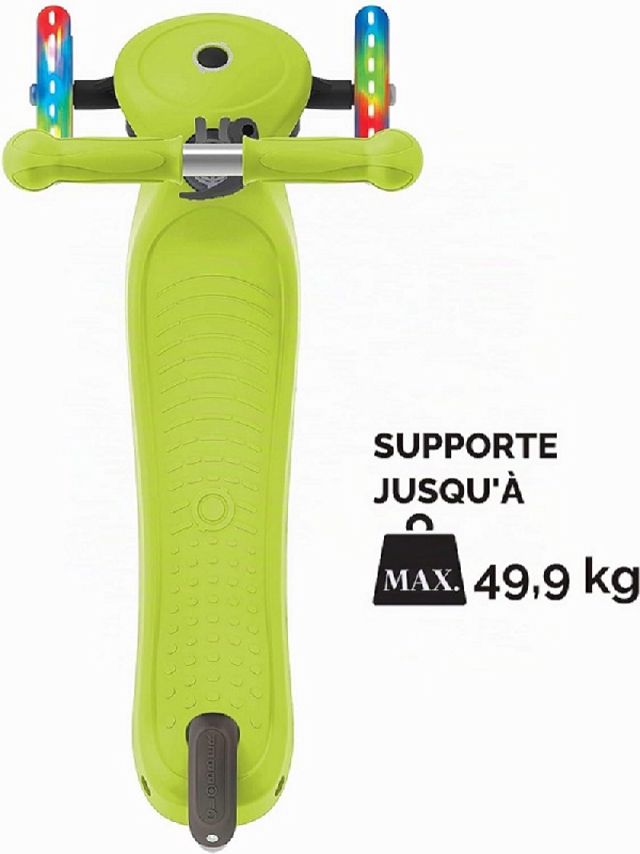 Trottinette vélo 3 roues clignotantes Vert