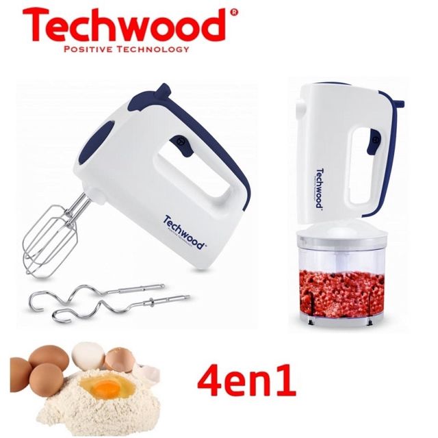 Techwood Batteur 300w 4en1 Tmh-8300