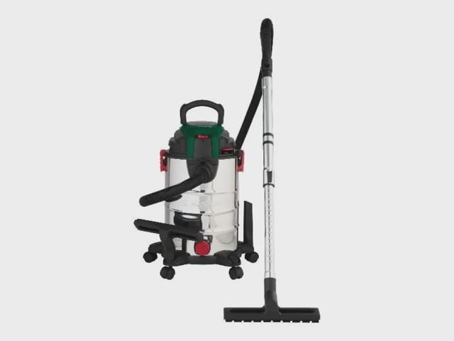 Parkside PWD 25 C4 Aspirateur Eau Poussière 1400W 25L Inox