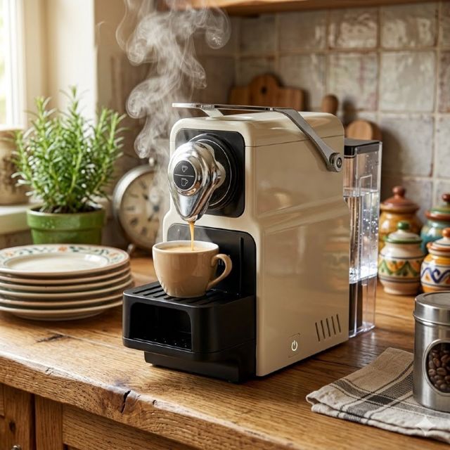 Protefal Machine à café Capsul Blanc 1400W EM-101C Blanc