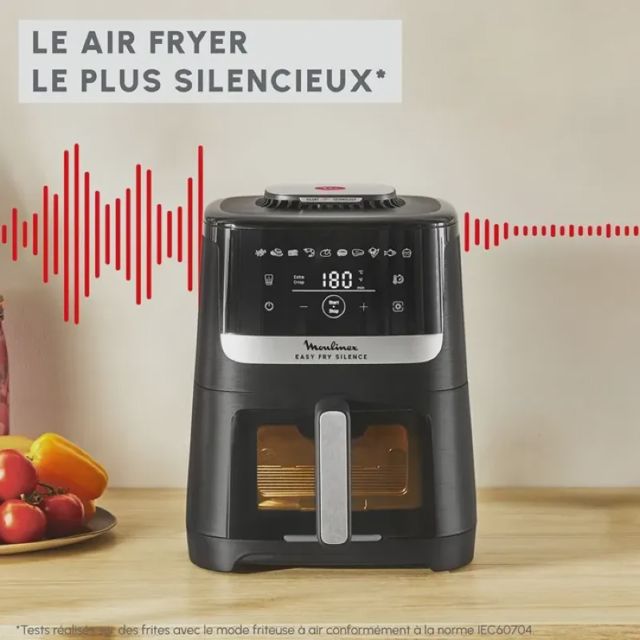 Moulinex Friteuse Easy Fry Silence 5L Air fryer EZ552DF0