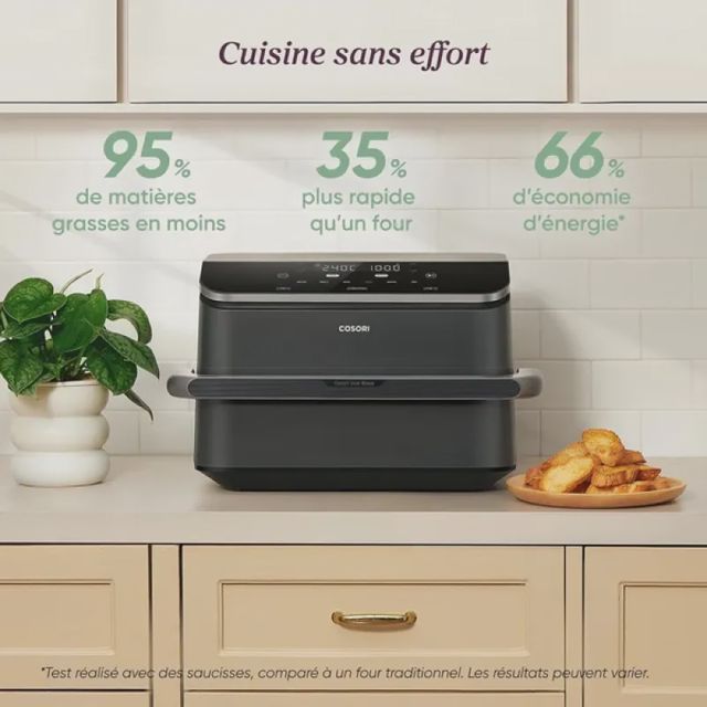 Cosori air frayer 10L twinfry friteuse smar 4 resistance