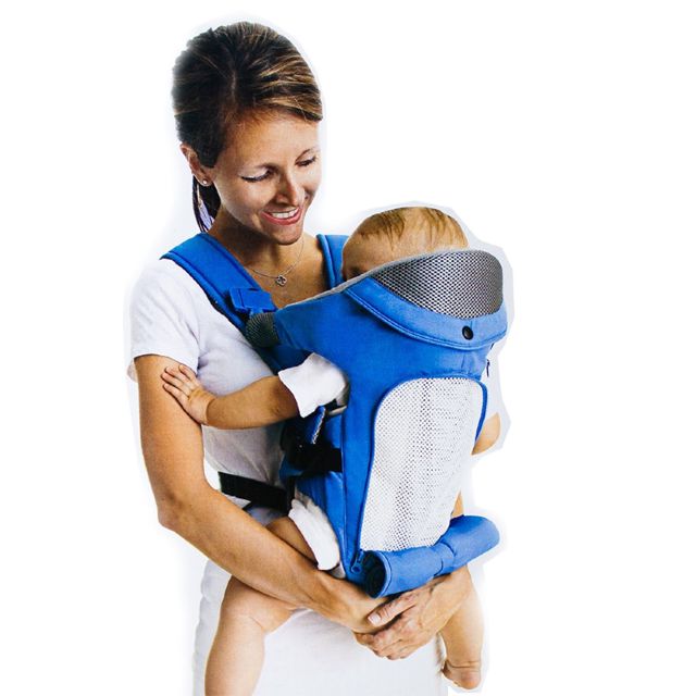 Angelo Porte bébé kangourou Bleu ciel
