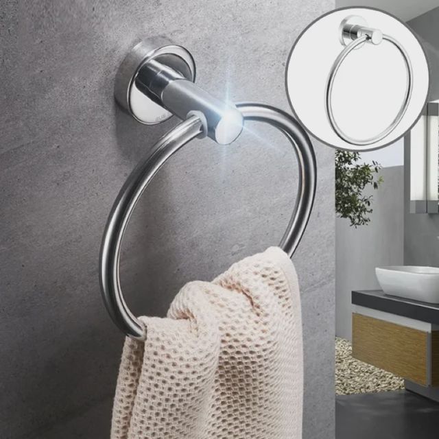 San-Water Anneau porte serviette pour salle de bain
