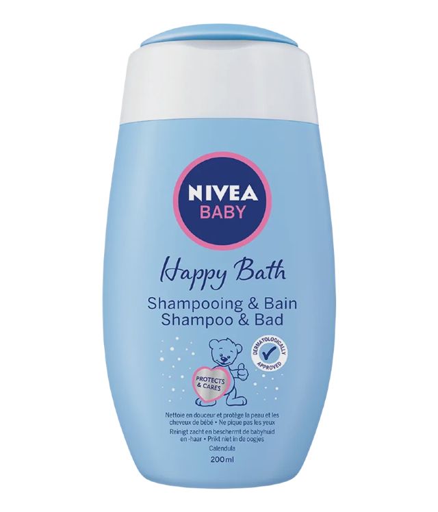 Nivea Shampooing et bain baby happy bath 500ML
