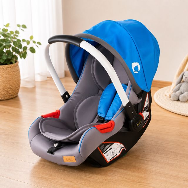 Chanou Kids Siége auto bébé avec bras en aluminium Bleu 2