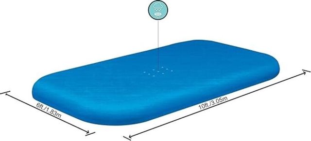 Bestway 58108 Bâche pour piscine gonflable 305x183 cm