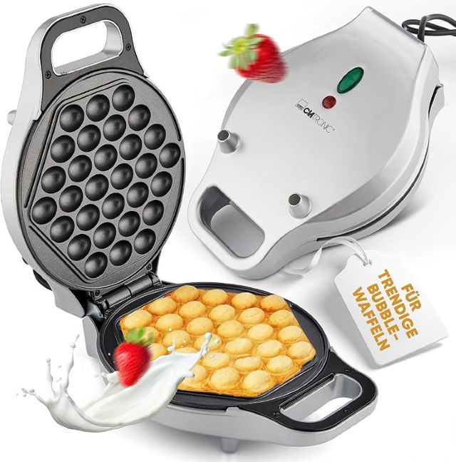 Clatronic Gaufrier pour Bubble Waffles WA 3772