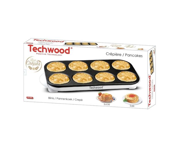 Techwood Crêpière/Pancakes 8 TCP-800