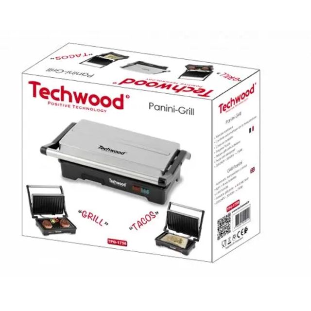 Techwood TPG-1756 Panineuse Grill à contact