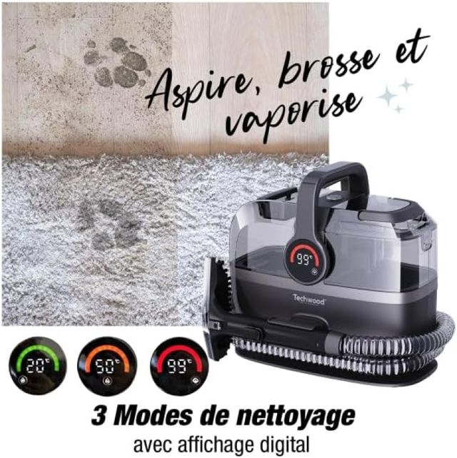 TECHWOOD TAN-7066V Nettoyeur Détacheur Vapeur