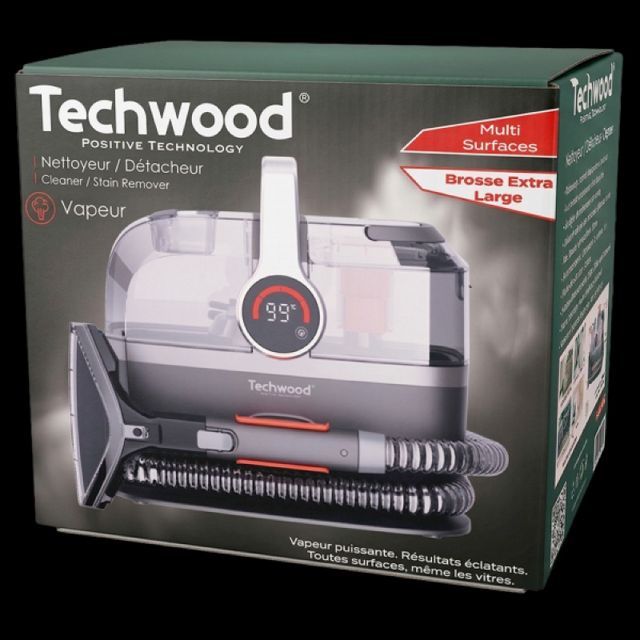 Techwood TAN-7055V Nettoyeur Détacheur Vapeur