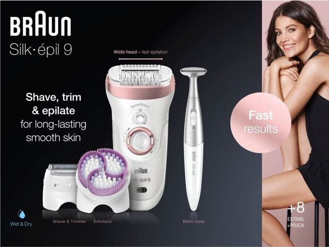 BRAUN Épilateur Électrique Silk-épil  SE 9980