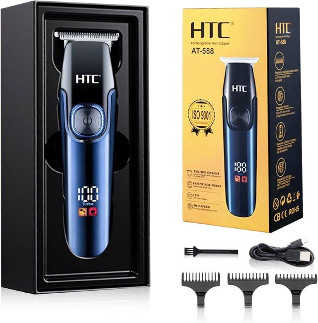Htc Tondeuse sans fil professionnelle AT-229