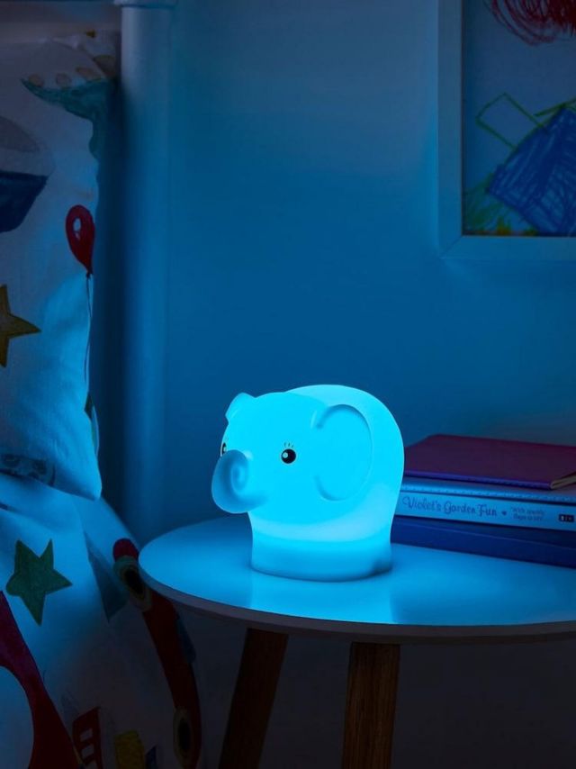 Veilleuse d'Enfant Lampe de Chevet Blue