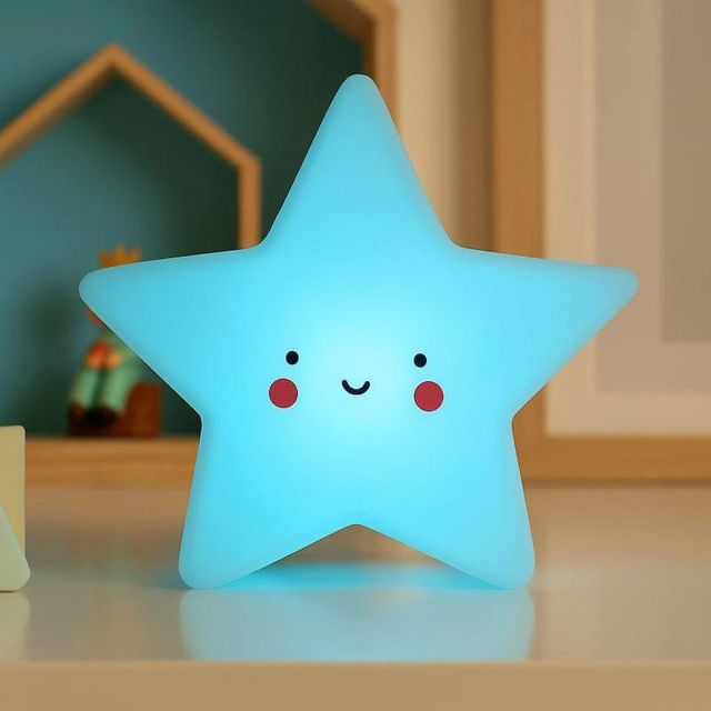 Veilleuse d'Enfant Lampe de Chevet Blue