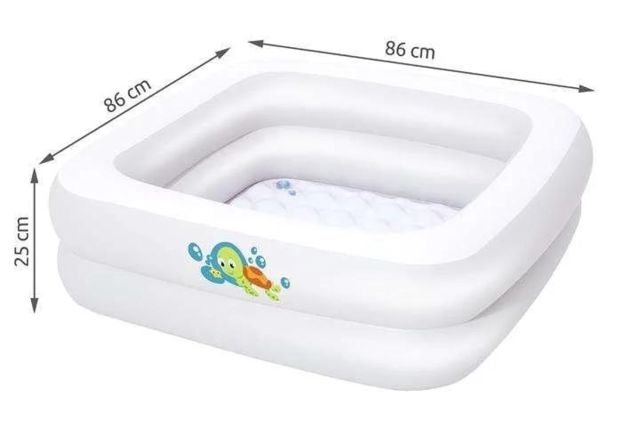 Bestway piscine gonflable 86x86x25Cm-51116