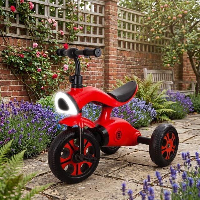Tricycle /Enfants Vélo pour 2-6 Ans Rouge et noir