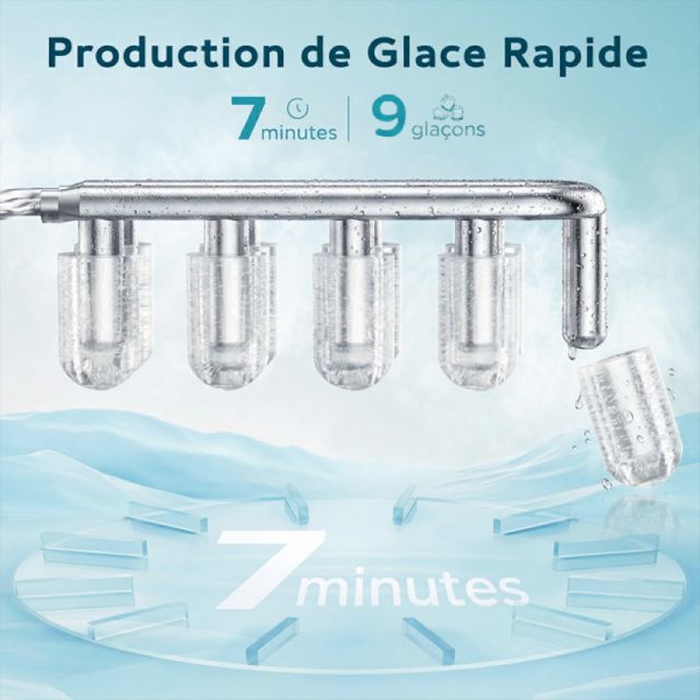 Techwood Machine à Glaçons 12KG TMAG-1310