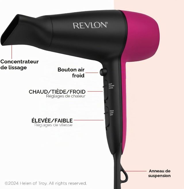 Revlon  RVDR5347 Easy Heat  Sèche cheveux 2000W Ionique