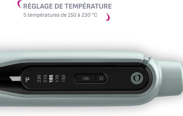 Calor SF5120C0 Lisseur Thermoglide Titanium Ionique 230°C