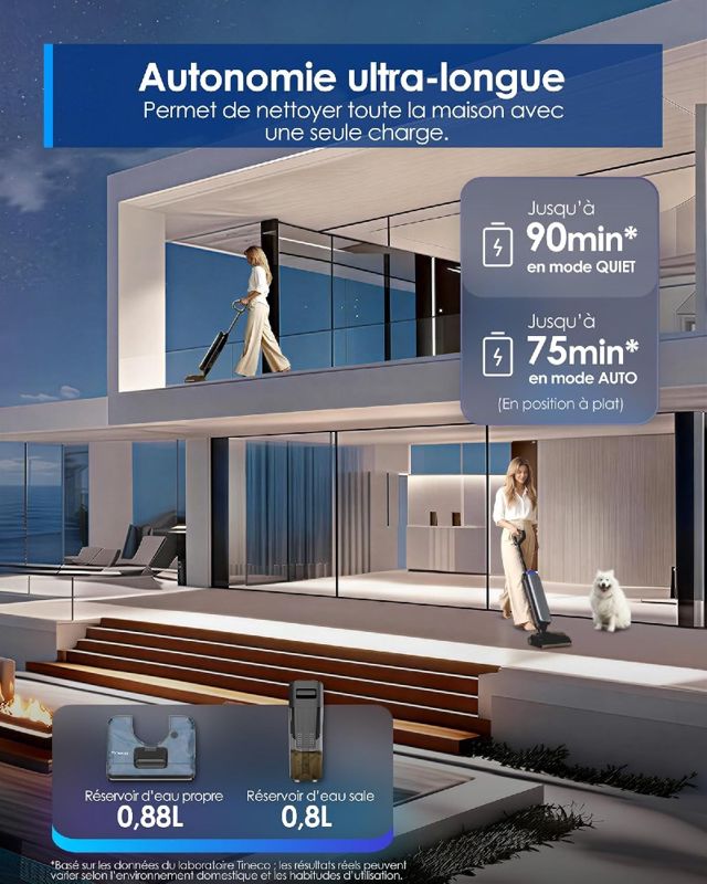 Tineco Floor One S9 Artist Steam Pro HyperSteam à 160°C 90Mi