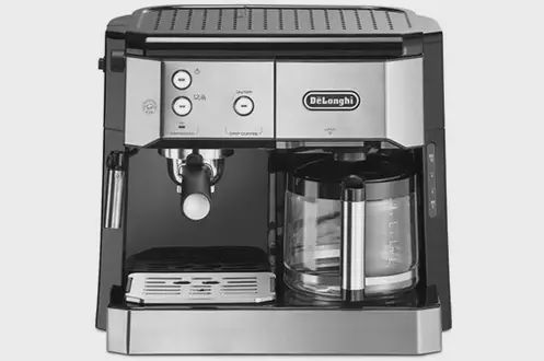 De'Longhi BCO421.S Machine à café 2-en-1, Noir, Métallique