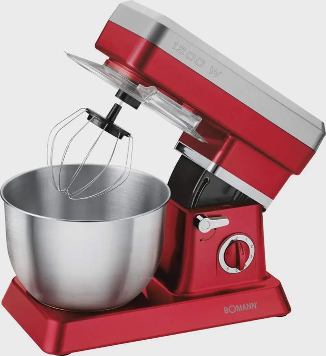 Bomann KM 398 CB Pétrin robot pâtissier 6.3L 1200W