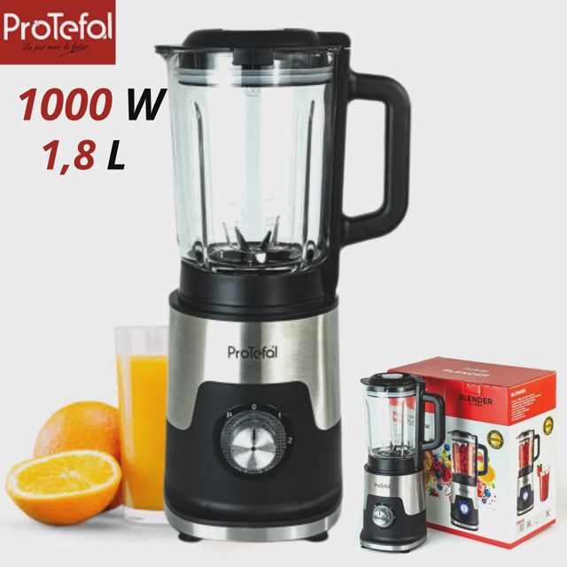 Protefal Blender professionnel en verre 1000W BL-J818A