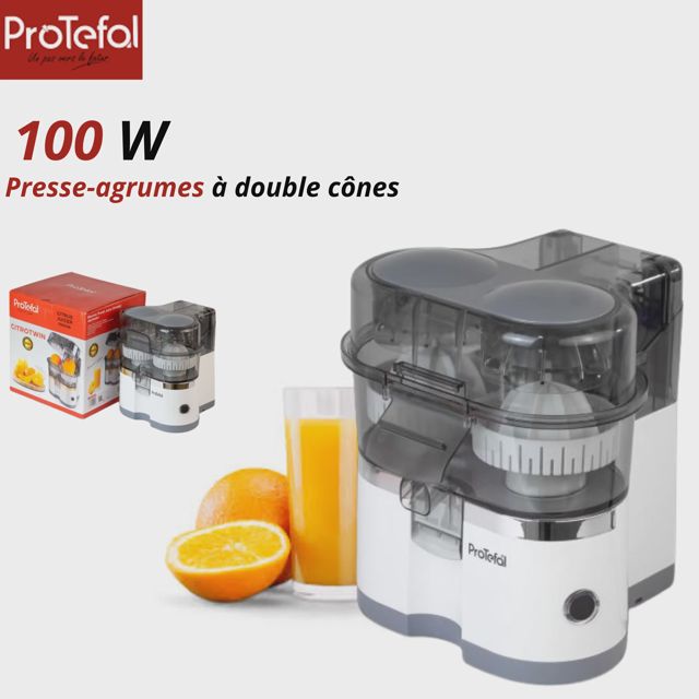 Protefal presse agrumes double cones 100W FE003B