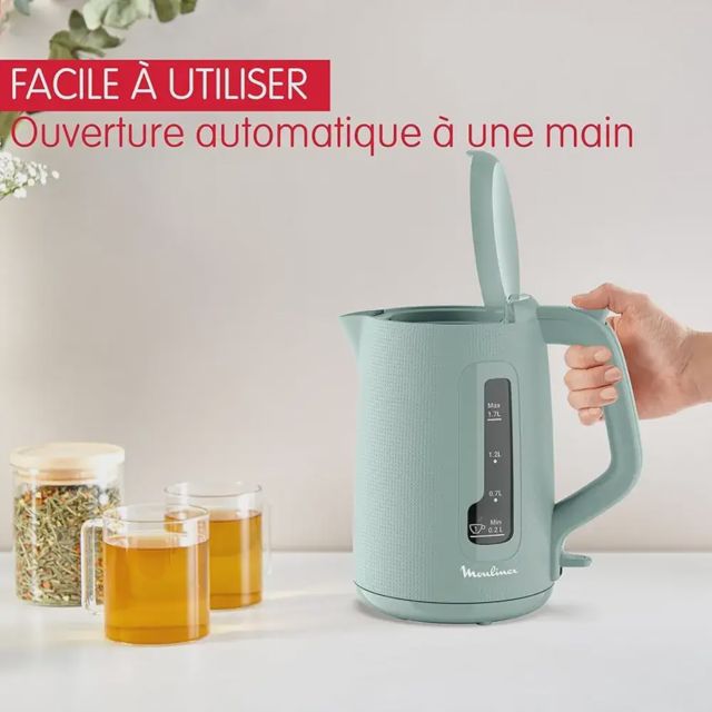 Moulinex morning plus bouilloire électrique 1.7l by2m1310