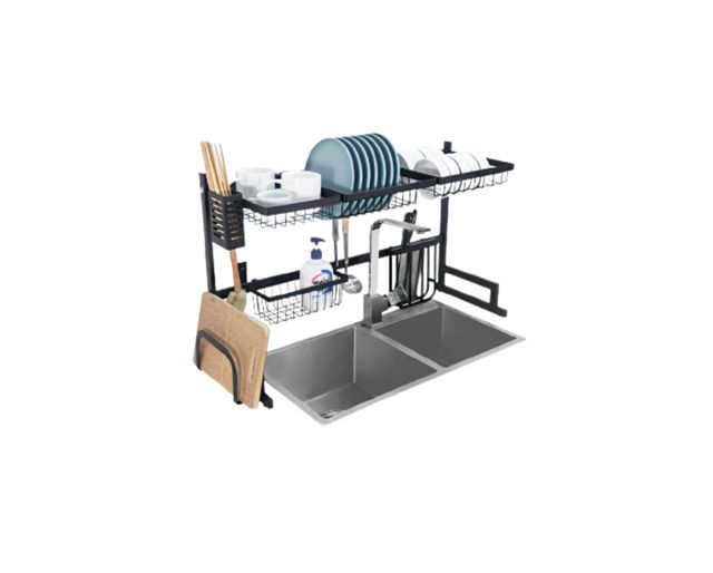 Support de Cuisine Égouttoir À Vaisselles 85 cm
