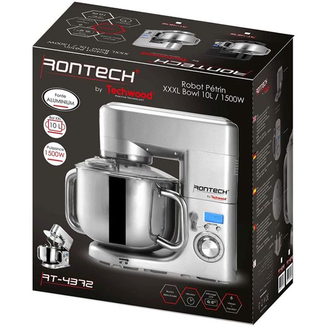 Techwood Pétrin 10L 7.5 Kg - 1500W RT-4372