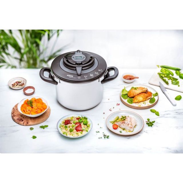 Seb cocotte autocuiseur 6L Nutricook+ 4 Programmes