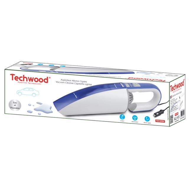 Techwood TAV-8264 Aspirateur a Main Allume Cigare