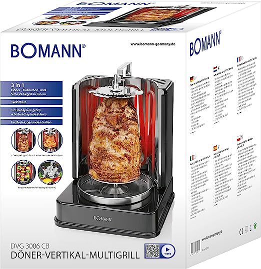 Bomann Rôtisserie Verticale DVG 3006