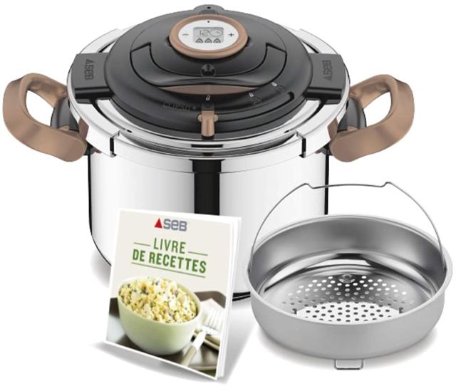 Seb 8L Autocuiseur Clipso+Précision Copper P4411409