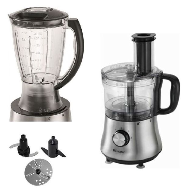 Bomann Robot de cuisine Blender 1,5 L KM 1382 CB