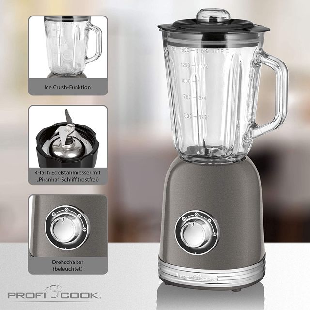 Proficook Blender Bol En Verre- 800W PC-UM 1195