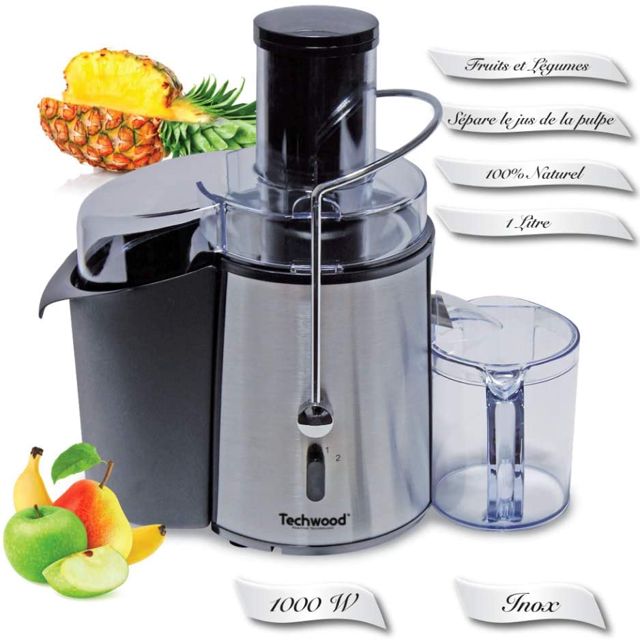 Techwood Extracteur de Jus 1000w TCFI-1050,