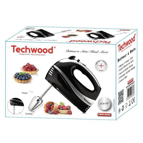 Techwood batteur noir TMM-8009
