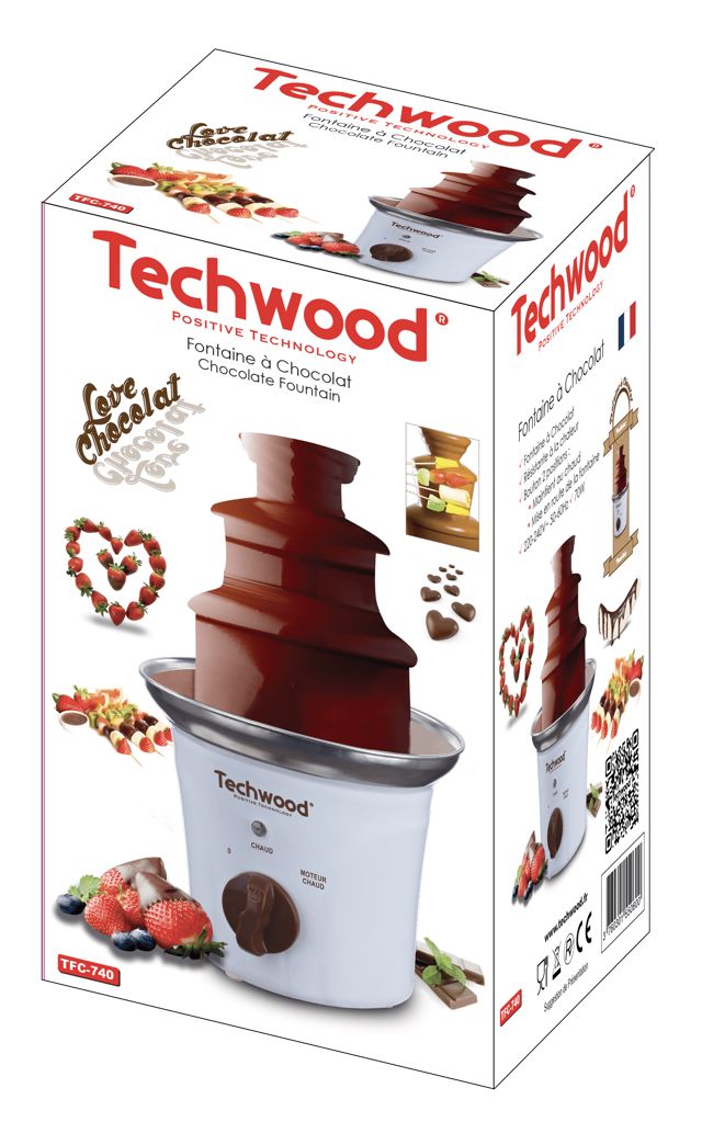 Techwood Fontaine à chocolat TFC-740
