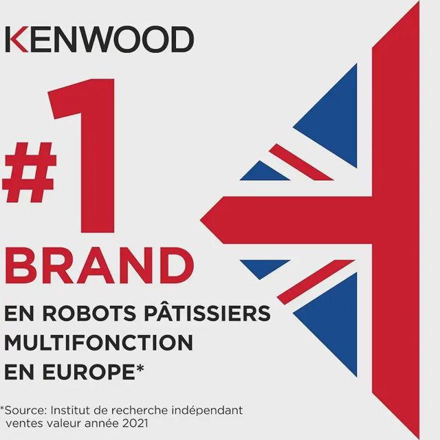 Kenwood pétrin chef xl titanium 6.7L 1700W KVL8300S