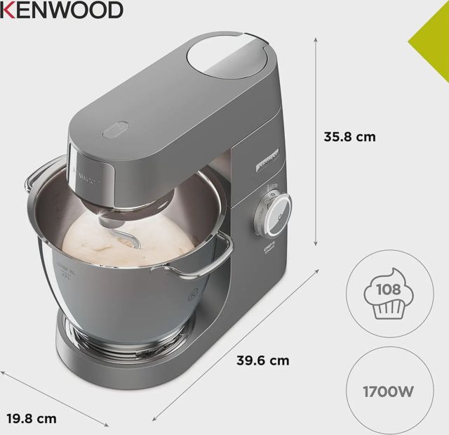 Kenwood pétrin chef xl titanium 6.7L 1700w KVL8320S